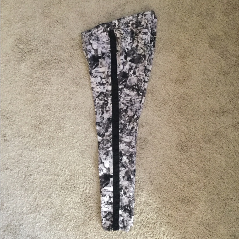 Decorative Pants With Black Vertical Stripes - Picture 2 of 8